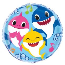 Baby Shark Satin Giant Gliding Air-Walker Foil Balloon, Yellow